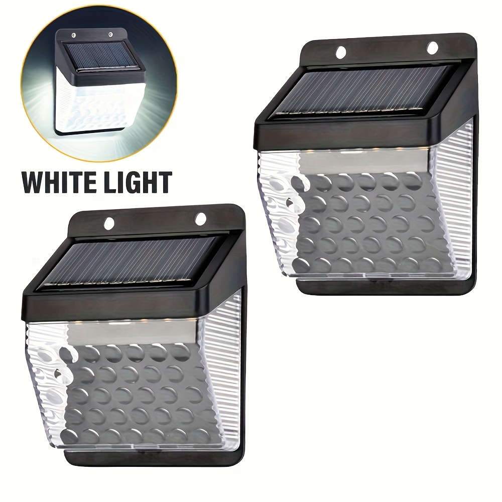 Led Lighting Decor - ไฟ LED พลังงานแสงอาทิตย์ พร้อมเซ็นเซอร์ตรวจจับความเคลื่อนไหว PIR สำหรับติดผนัง