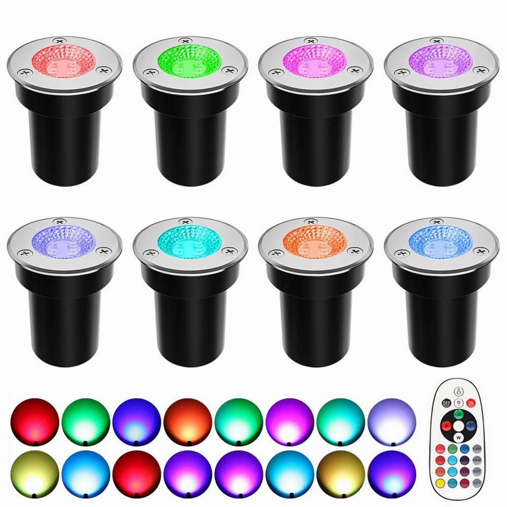 Colour Changing Bulb - ไฟ LED RGBW แรงดันต่ำสำหรับตกแต่งภูมิทัศน์ เปลี่ยนสีได้ กันน้ำ