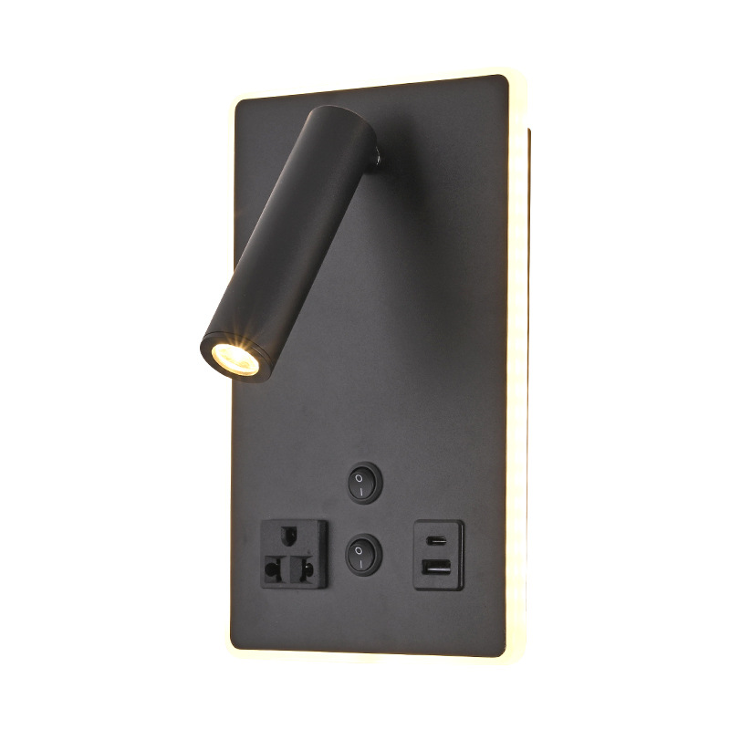 Lighting Decoration On Wall - โคมไฟติดผนัง LED ทันสมัย พร้อมสวิตช์ ไฟอ่านหนังสือข้างเตียง 2