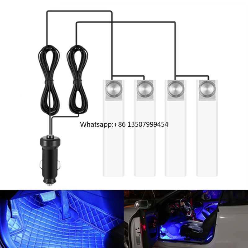 Decor Lighting Lamps - ไฟบรรยากาศในรถยนต์ 12 โวลต์ โคมไฟตกแต่งภายในสำหรับรถยนต์ รุ่น A
