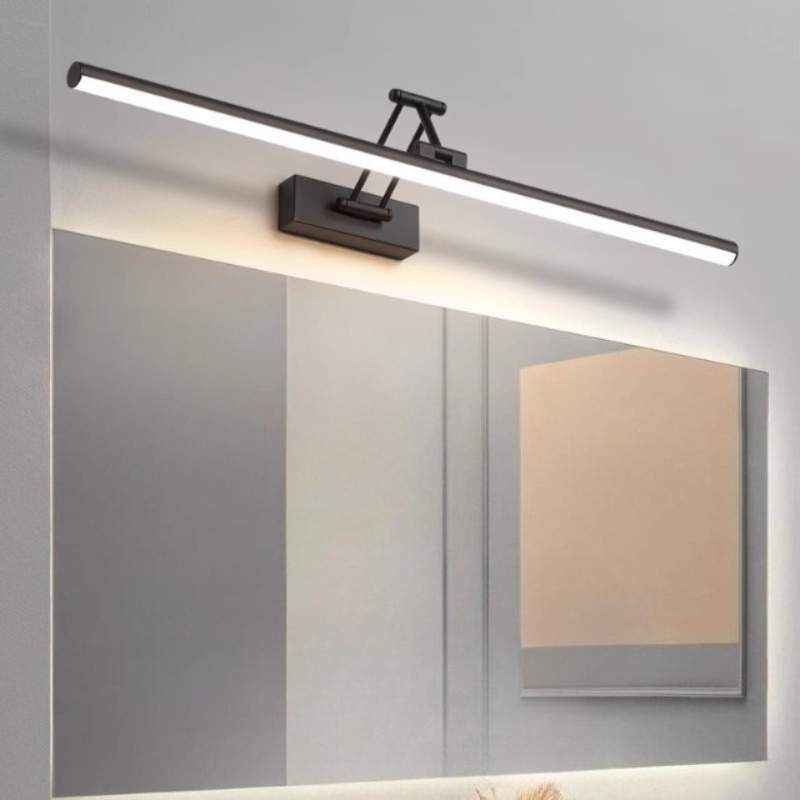 Lighting Decoration On Wall - โคมไฟหน้ากระจก LED ทรงเหล็ก สไตล์โมเดิร์นมินิมอล ไฟกระจกห้องนอน ห้องน้ำ