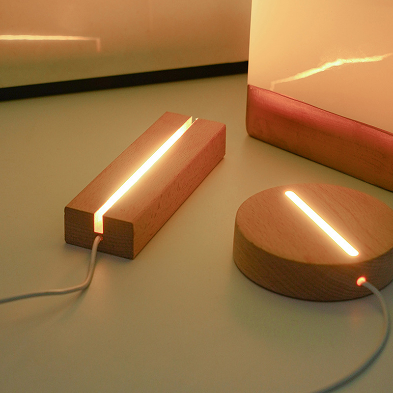 ที่ตั้งโคมไฟเรืองแสงทำจากไม้จร - Lighting Decor For Diwali บทวิจารณ์และราคา