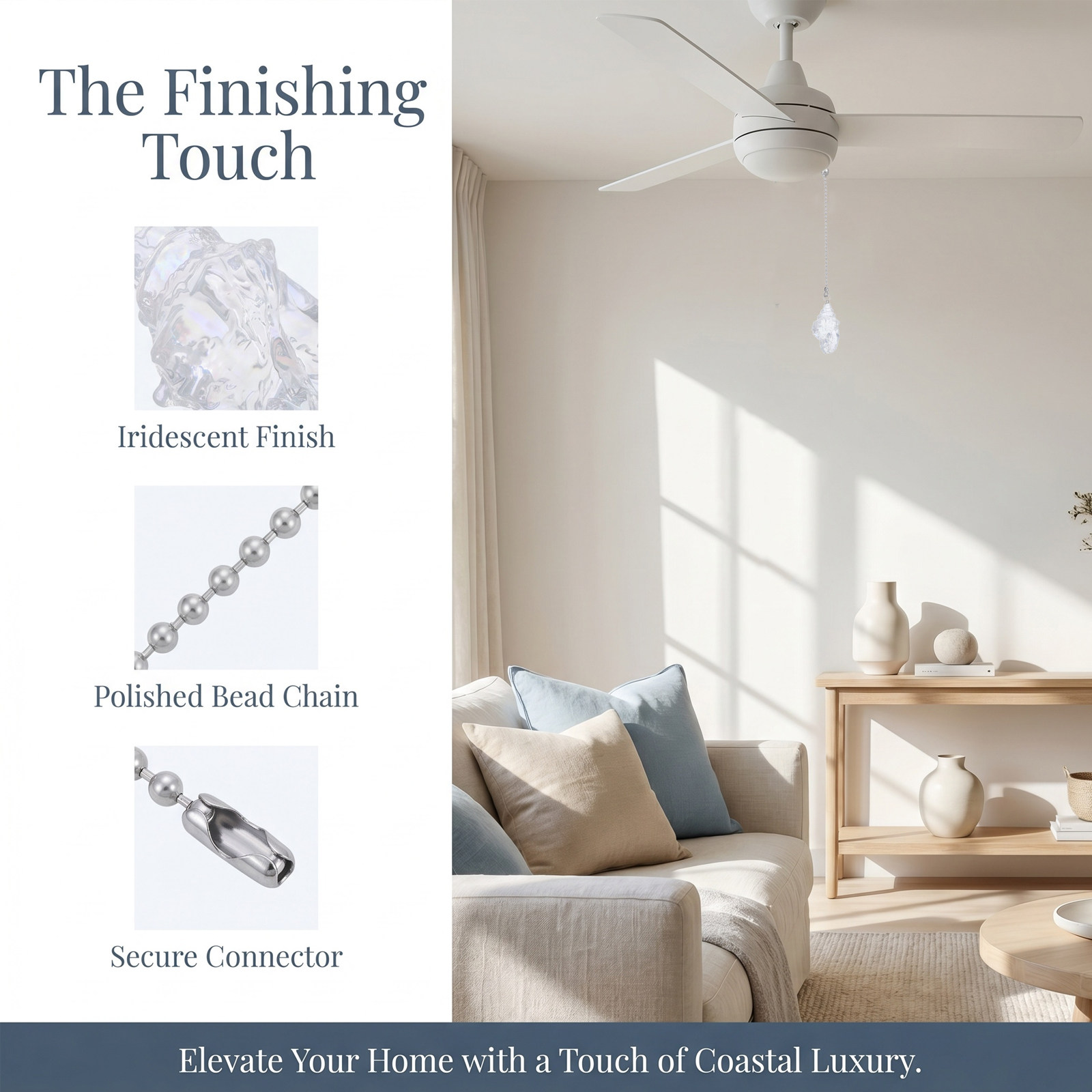 สายดึงพัดลมเพดานขนาด 2.5 นิ้ว  - Decor Lighting Fixtures บทวิจารณ์และราคา