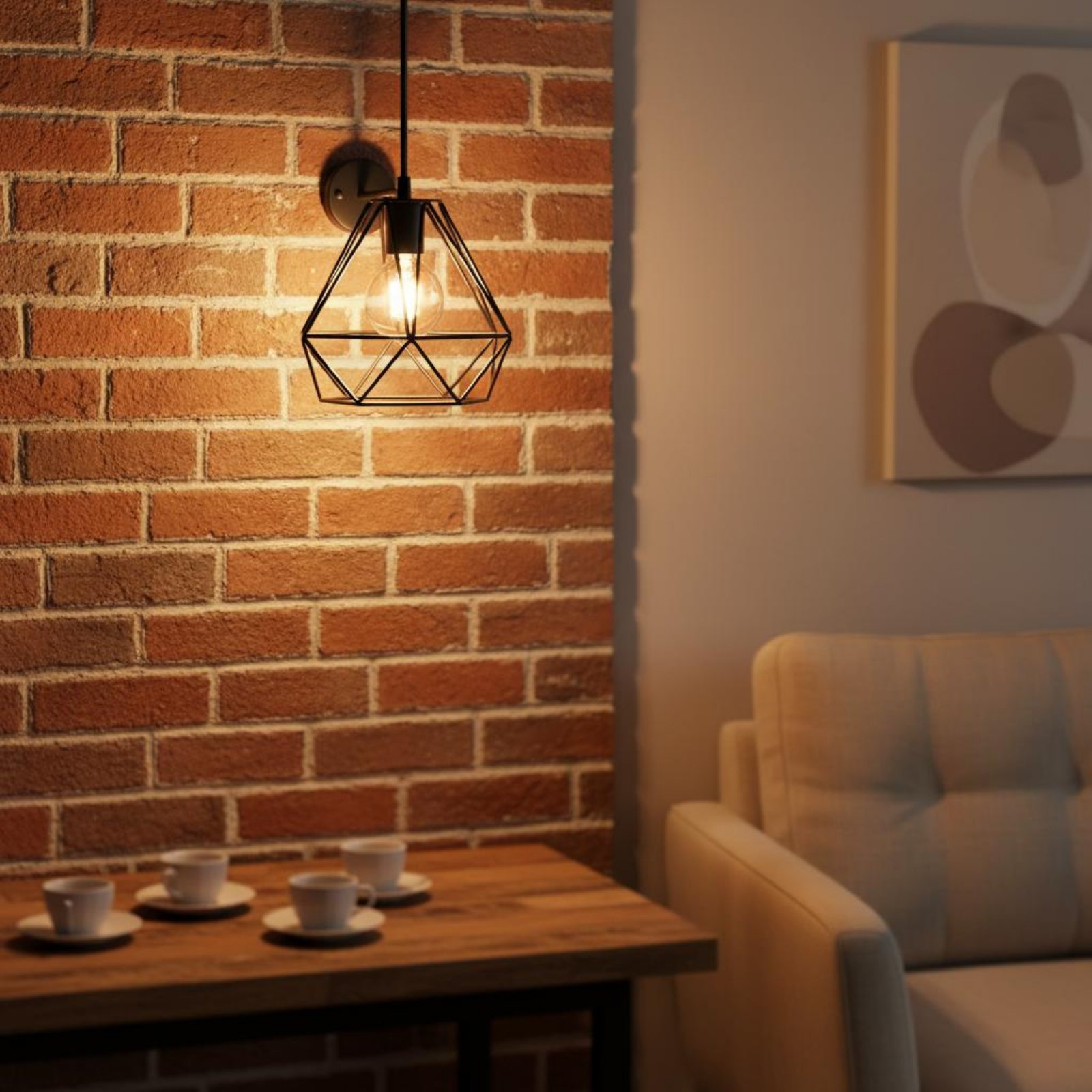 โคมไฟรูปทรงสี่เหลี่ยมขนมเปียกป - Geometric Lamp Shade บทวิจารณ์และราคา