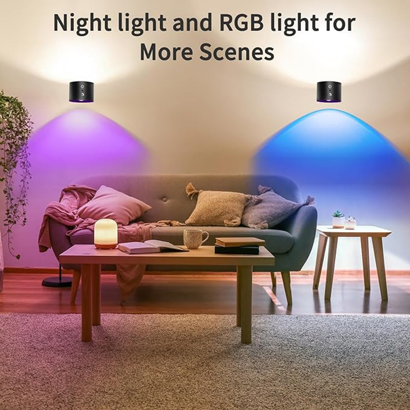 9 สี 360 °   โคมไฟติดผนังหมุนไ - Colour Changing Bulb บทวิจารณ์และราคา