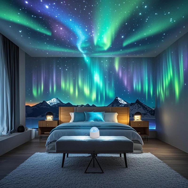 ไฟกลางคืน LED ฉายแสงออโรร่าเหน - Colour Changing Bulb บทวิจารณ์และราคา