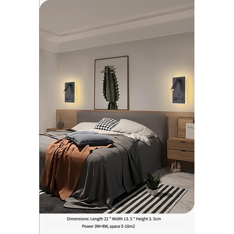 โคมไฟติดผนัง LED ทันสมัย พร้อม - Lighting Decoration On Wall บทวิจารณ์และราคา