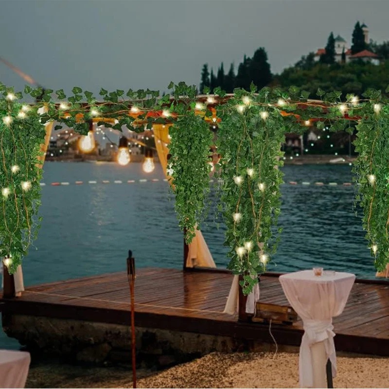 พวงหรีดใบไม้ไฟสายประดับ LED สี - Lighting Decor For Diwali บทวิจารณ์และราคา