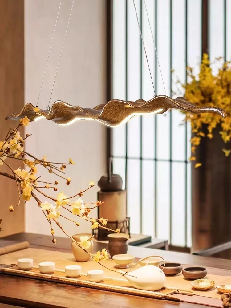 โคมไฟระย้าเรซิ่นใบไม้โคมไฟติดเ - Decor Lighting Fixtures บทวิจารณ์และราคา