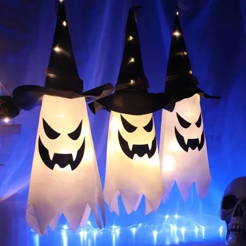 1PC หมวกแม่มดฮาโลวีนสีสันสดใสไ - Led Lighting Decor บทวิจารณ์และราคา