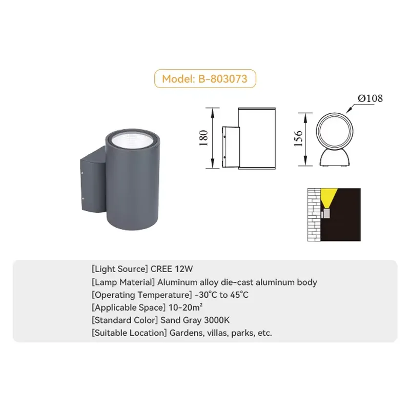 ไฟตกแต่งผนังภายนอกแบบกำหนดเอง  - Decor Lighting Lamps บทวิจารณ์และราคา