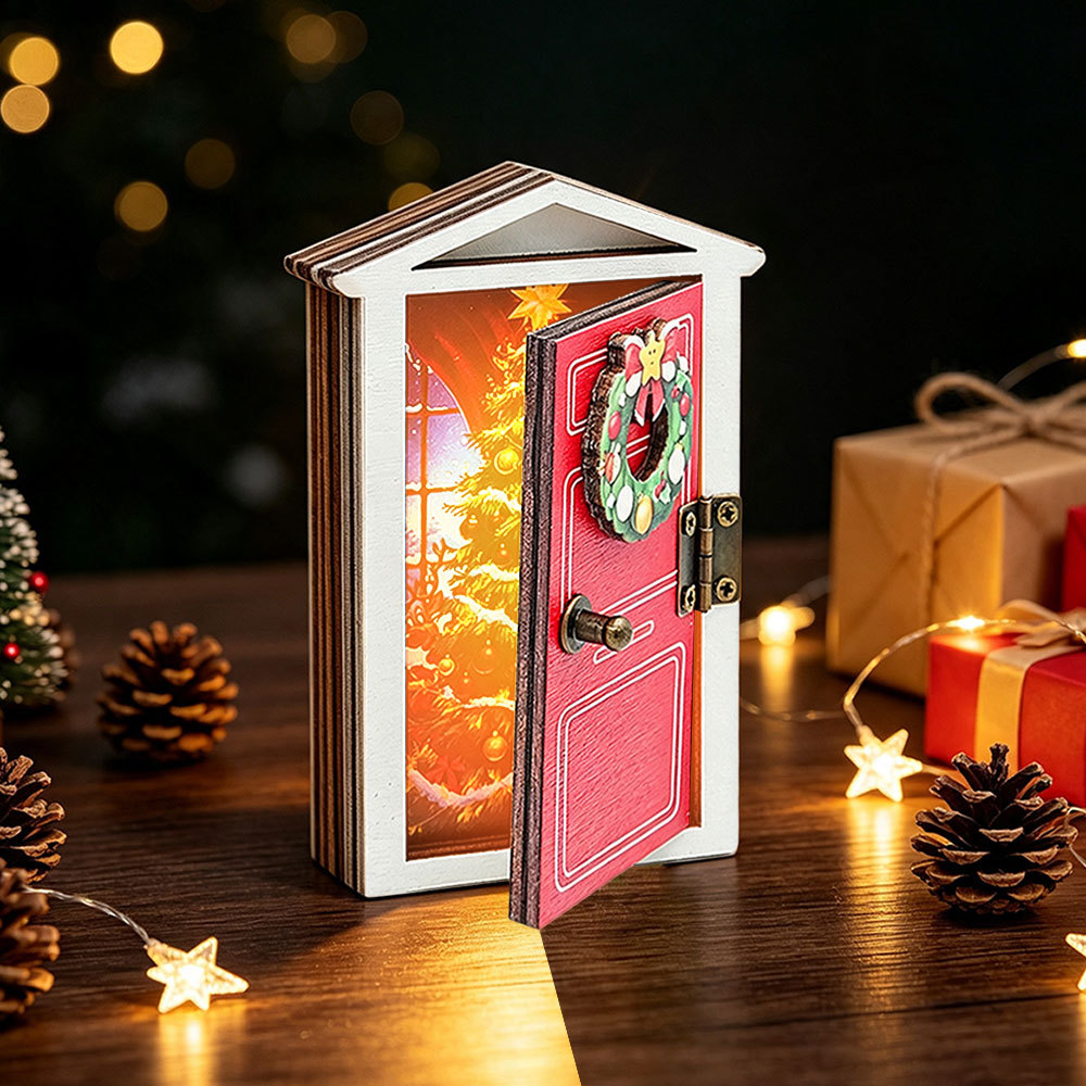 สติ๊กเกอร์ติดตู้เย็นไม้เรืองแส - Santa'S Elves Holiday Lighting & Decor Llc บทวิจารณ์และราคา