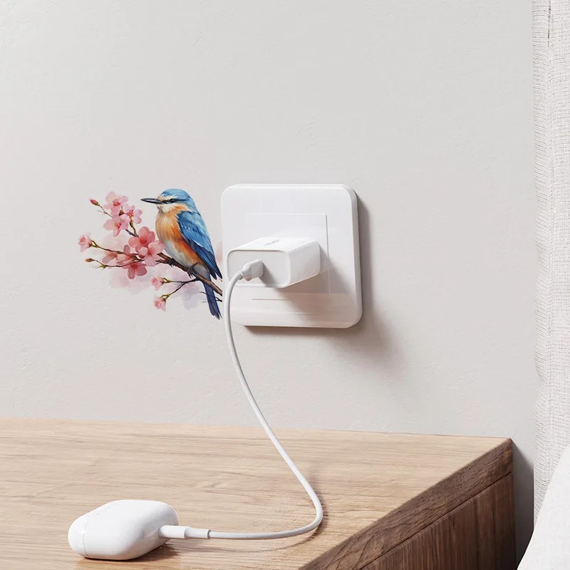 สติกเกอร์ติดสวิตช์ไฟรูปนกบนกิ่ - Lighting Decoration On Wall บทวิจารณ์และราคา