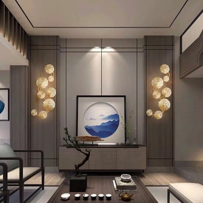 Nordic Gold Lotus Leaf ไฟ LED  - Lighting Decoration On Wall บทวิจารณ์และราคา