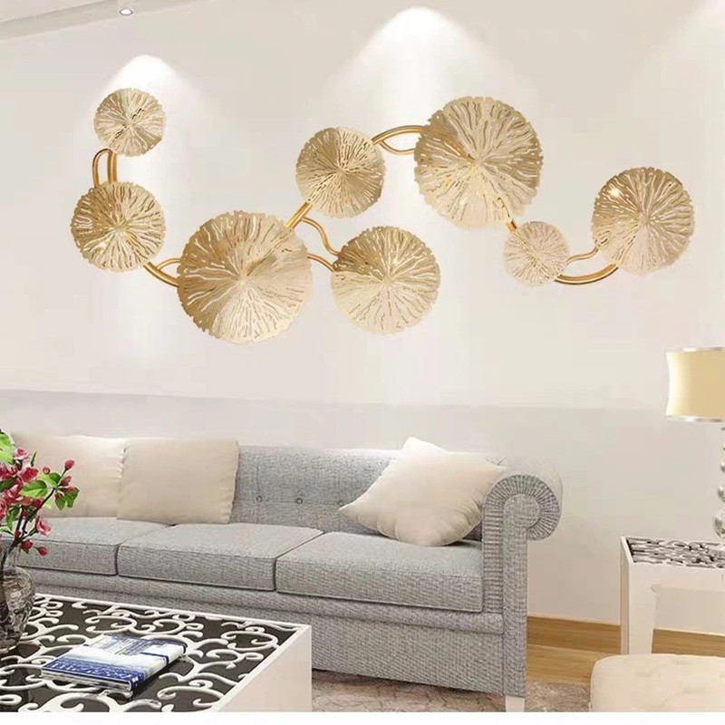 Nordic Gold Lotus Leaf ไฟ LED  - Lighting Decoration On Wall บทวิจารณ์และราคา