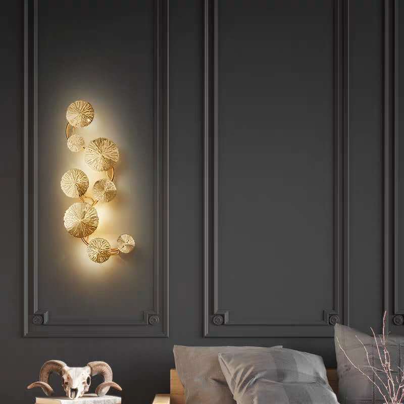 Nordic Gold Lotus Leaf ไฟ LED  - Lighting Decoration On Wall บทวิจารณ์และราคา
