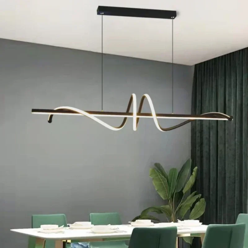 2023 ใหม่โค้งโต๊ะรับประทานอาหา - Decor Lighting Fixtures บทวิจารณ์และราคา