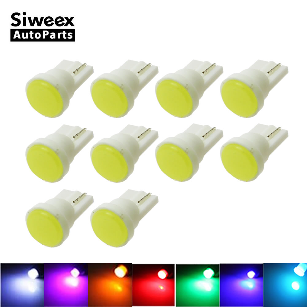 10 ชิ้น T10 W5W ภายในรถ LED We - Colour Changing Bulb บทวิจารณ์และราคา