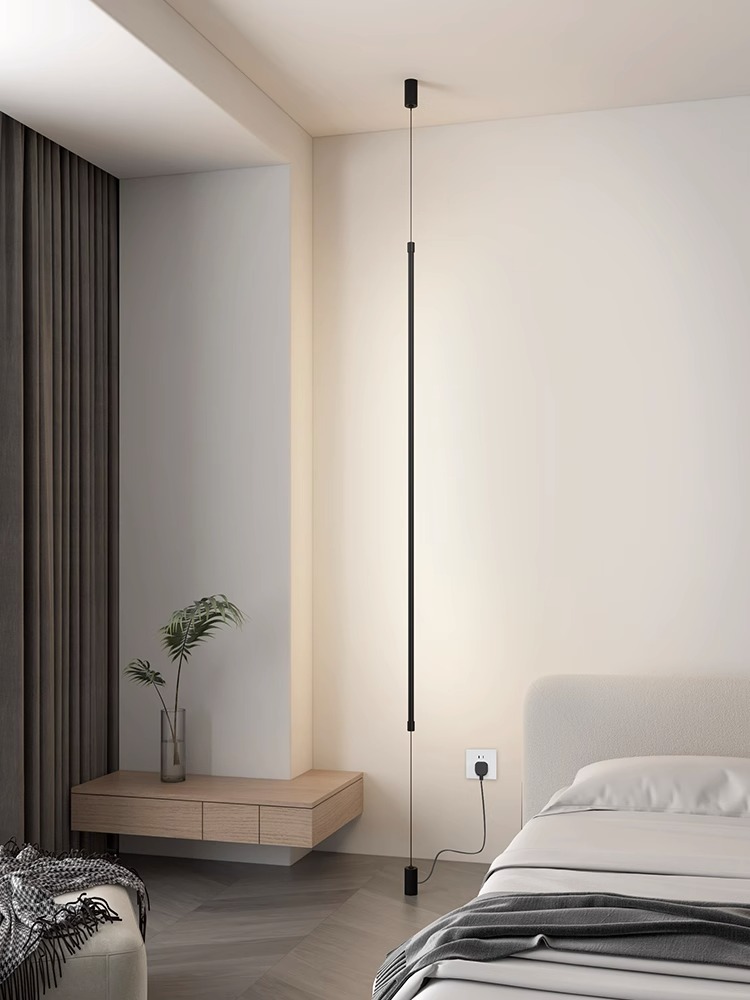 ห้องนอนข้างเตียงที่ห้อยไฟพื้นต - Lighting Decoration On Wall บทวิจารณ์และราคา