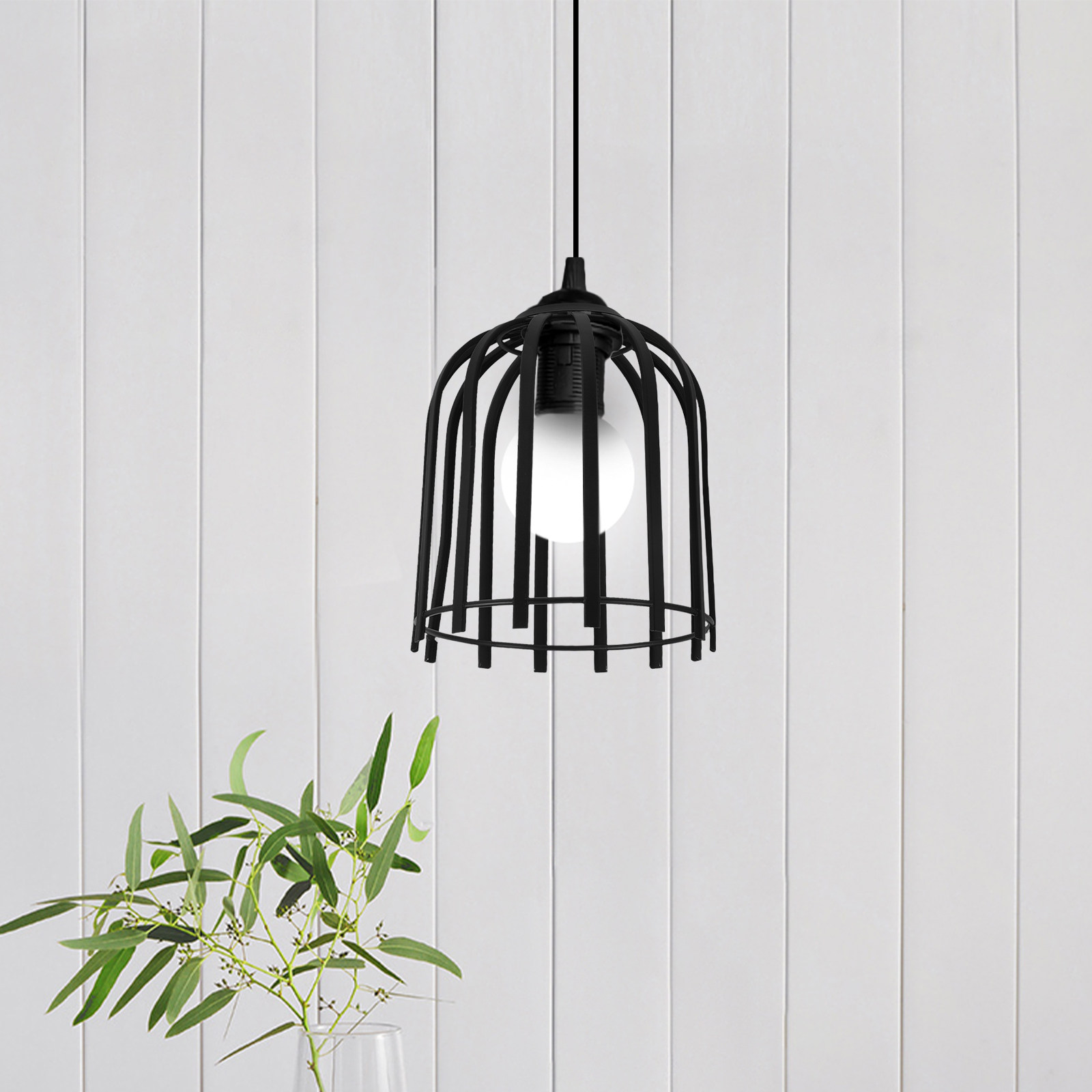 โคมไฟแขวนลวดเหล็ก 1 ชิ้น ดีไซน - Geometric Lamp Shade บทวิจารณ์และราคา