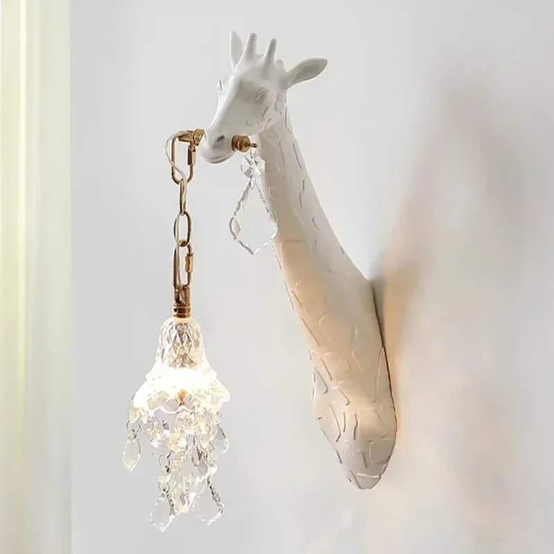 Nordic ใหม่เรซิ่นยีราฟ LED Wal - Lighting Decoration On Wall บทวิจารณ์และราคา