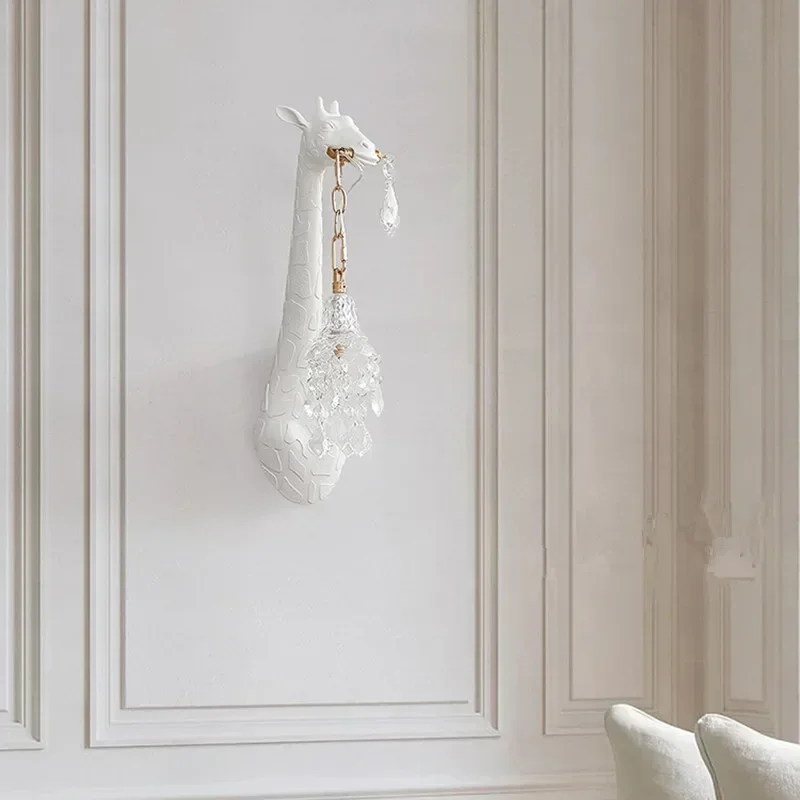 Nordic ใหม่เรซิ่นยีราฟ LED Wal - Lighting Decoration On Wall บทวิจารณ์และราคา