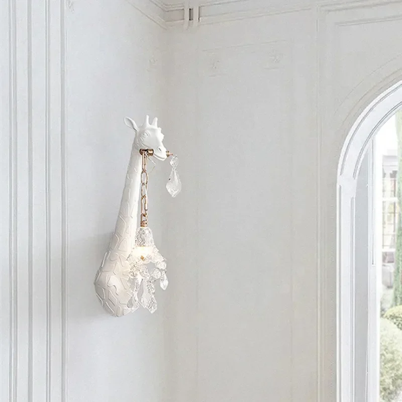 Nordic ใหม่เรซิ่นยีราฟ LED Wal - Lighting Decoration On Wall บทวิจารณ์และราคา
