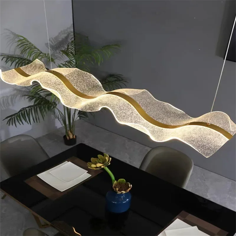 Nordic Designer Wave ไฟ LED จี - Decor Lighting Fixtures บทวิจารณ์และราคา