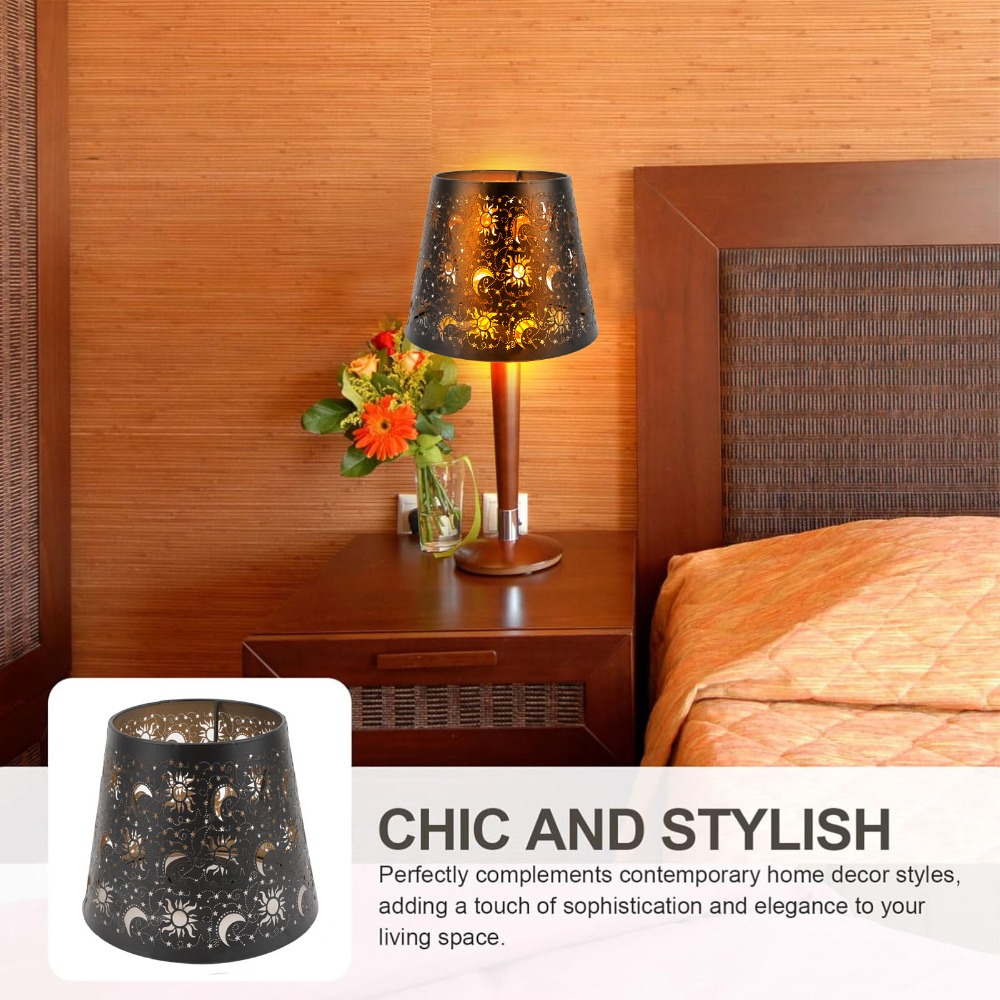 โคมไฟเหล็กเรียบง่าย ลายเรขาคณิ - Geometric Lamp Shade บทวิจารณ์และราคา